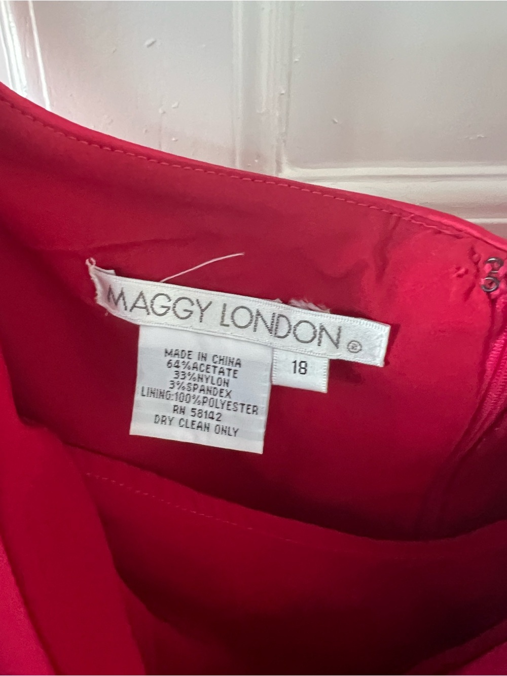 Maggy London Bold Fuchsia Cocktail Dress